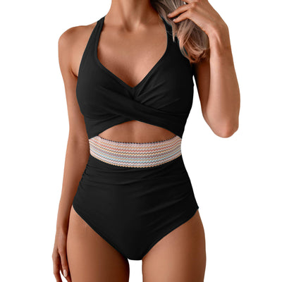 Womens One-Piece Swimsuit Beach Casual Bikini