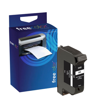 Freecolor Ink Compatible HP 45 Black Remanufactured — image 1