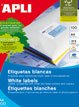 Apli Labels White Printer Inkjet, Láser And Fotocopiadoras / 70 X 35MM / Cantos Rectos - 100 Hojas- — image 1