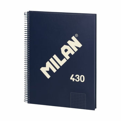 Milan Notebook Espiral Formato A4 Cuadricula 5X5MM - 80 Hojas 95 Gr/M2 - Microperforado, 4 Taladros - Colour B — image 1