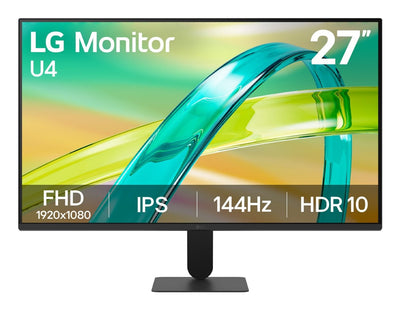 LG Monitor 27 Normal IPS 144 HZ 1MS 5MS FHD Hmdi — image 1
