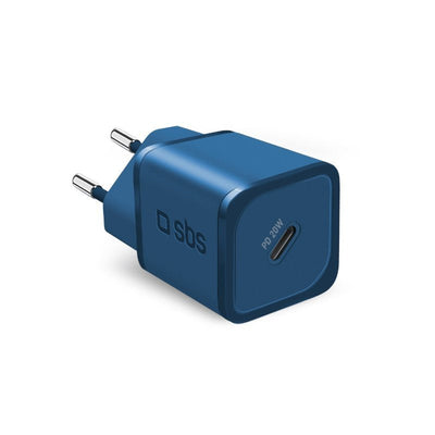 Sbs Mini Charger GaN USB-C Pd 20W Blue — image 1