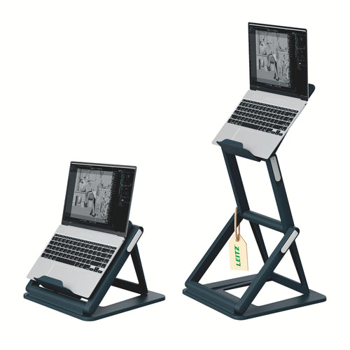 Leitz Sit-stand Laptop Stand 2-IN-1 For Desks — image 1