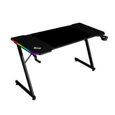 Mars Gaming Desk Gaming MGD-X140 RGB Black 140X60/ Mouse Pad XXL/ Stands Externos Bebidas And Headphones/ Gest — image 1
