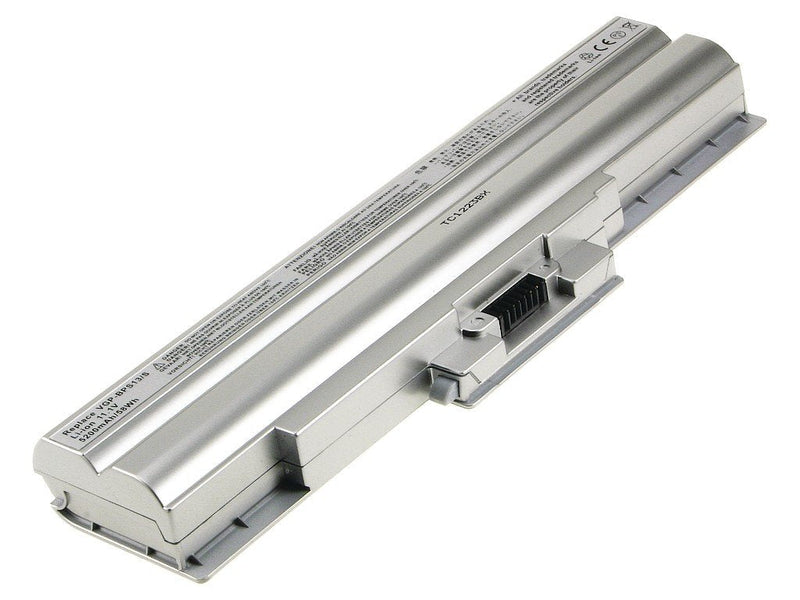 2-POWER Battery 11.1V 4400MAH Sony Vaio VGN-CS11 (silver) CBI3140A