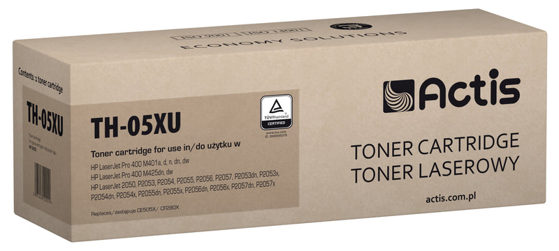 Actis TH-05XU Toner Universal Printers HP, Spare Part HP 05X CE505X, CF280X, Standard 7200 Páginas Black