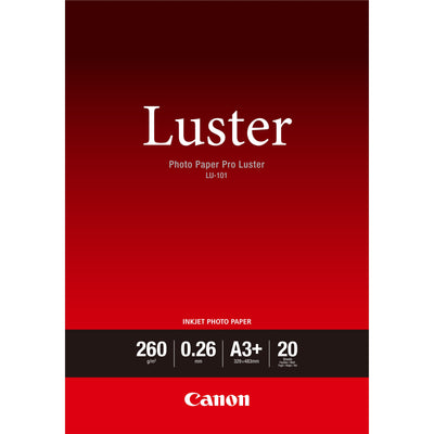 Canon Photo Paper Pro Luster LU-101BRILLO260 MICRONESA3 Plus (329 X 423MM)260G/M20 Hoja(s) Paper Fotogrfico Br — image 1