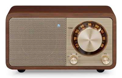 Sangean WR-7 Plus Nogal Vintage Radio With Mueble Wood Fm Bluetooth Aux — image 1