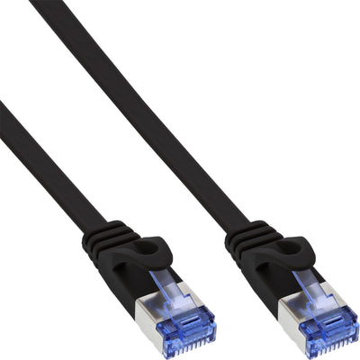 Inline® Flat Patch Cable U/FTP, CAT.6A, Black 5M — image 1