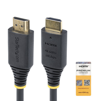 StarTech Cable .com HDMI Premium Certificado High Speed 3M - 4K 60HZ - 144HZ - UHD - HDR10/Hdcp 2.2/Arc - 18Gb — image 1