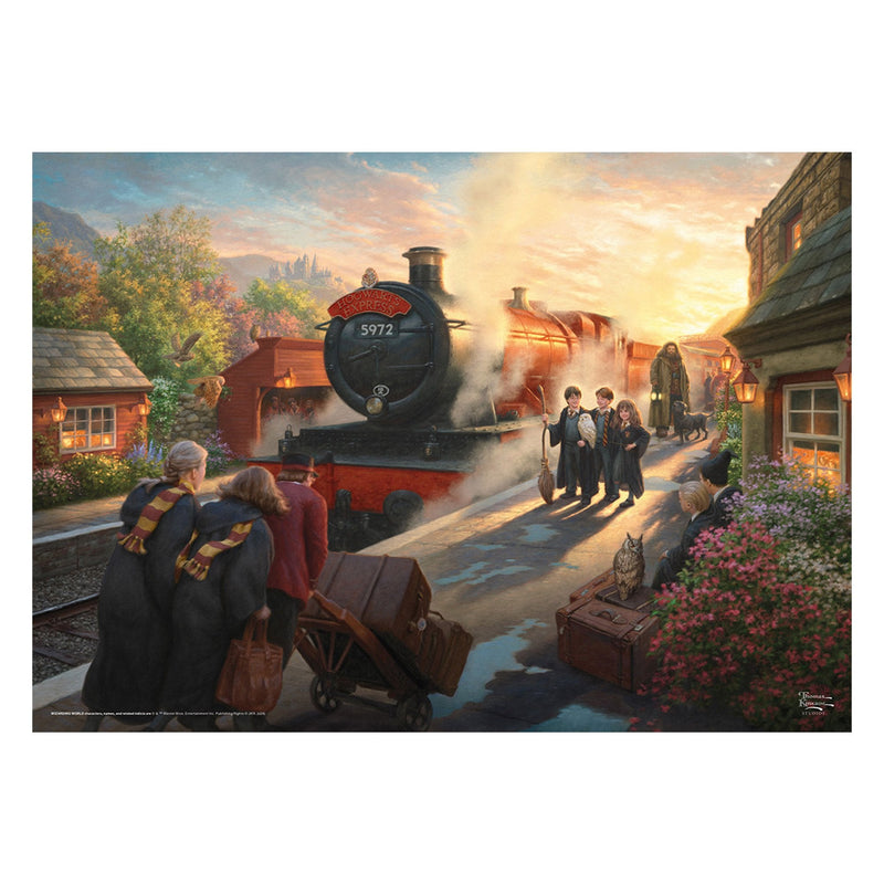 Schmidt Spiele Thomas Kinkade Studios: Wizarding World Harry Potter - Hogwarts Express, Rompecabezas 1000 Piec