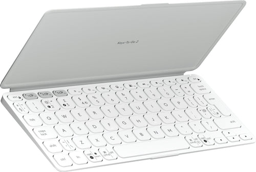 Logitech Keyboard English Keys-to-go 2 Universal Bluetooth QWERTY Ee.uu. White — image 1
