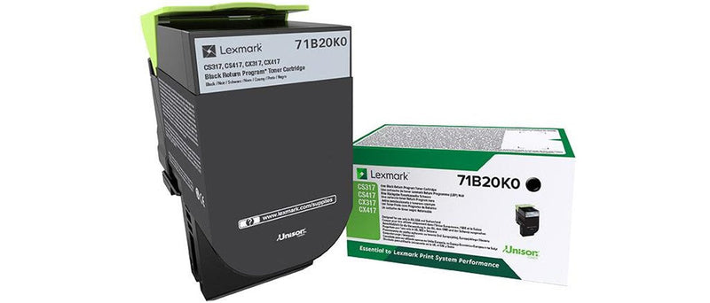 Lexmark Toner Black 71B20K0 3.000 Paginas