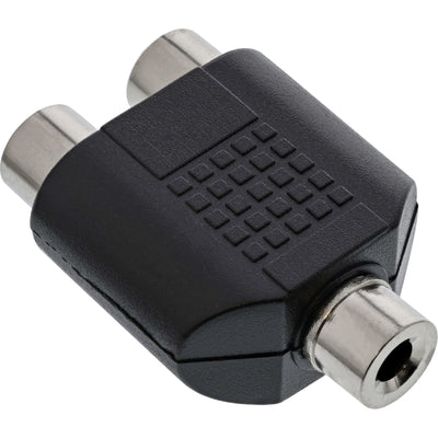 Inline Adapter Audio Jack 3,5MM Female Mono a 2X Rca Female — image 1