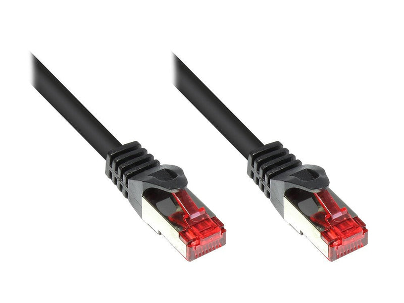 Alcasa 8060-030S Network Cable Black 3M CAT.6 S/FTP (s-STP)