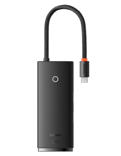 Baseus Lite Series 5W1 USB-C Do 3x USB 3.0 + USB-C + HDMI Black — image 1