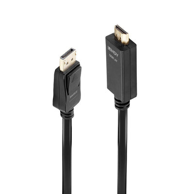 Lindy Cable DisplayPort a HDMI 4K30 (dp: Pasivo) 0,5M — image 1