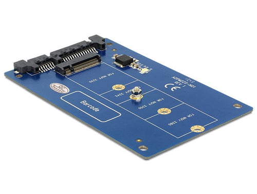 Delock Converter SATA 22 Pin M.2 Ngff - Controlador Almacenamiento - SATA 6GB S - SATA 6GB S — image 1