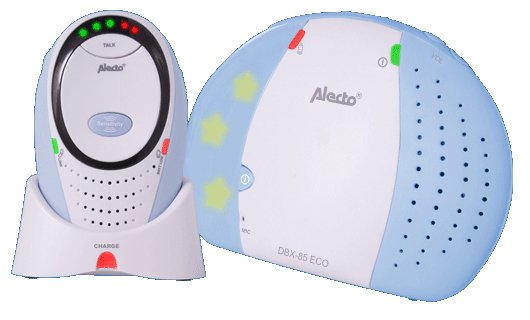Alecto Dect Babyphone With Full Eco-modus Without Kamera Blue