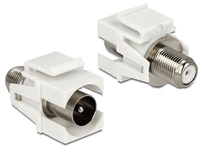 Delock Keystone IEC Plug F Buchse Fm