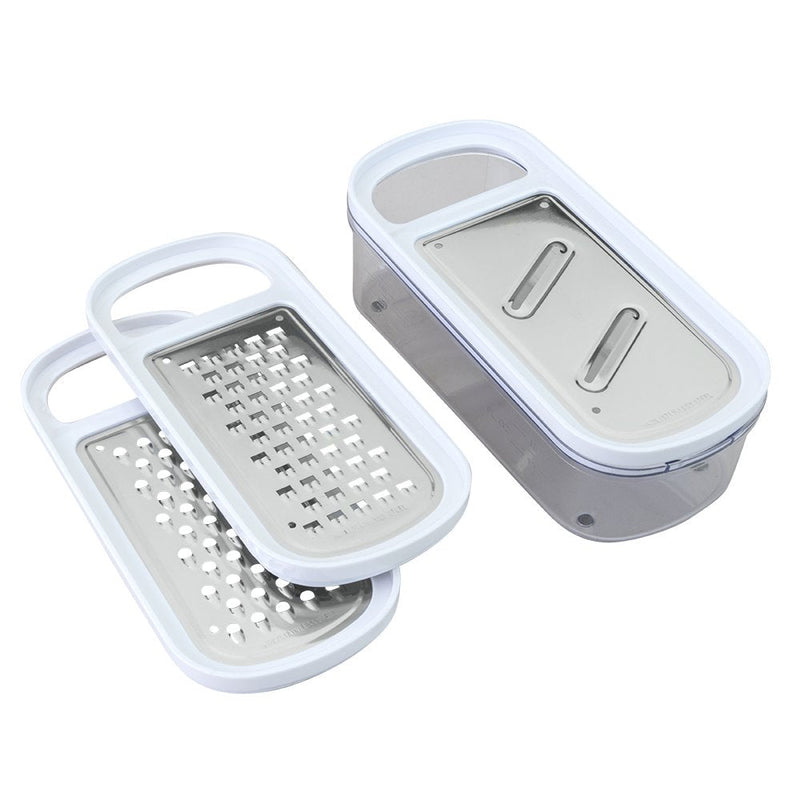 Metaltex Grater With Container 3 1 'rap-box' 21CM