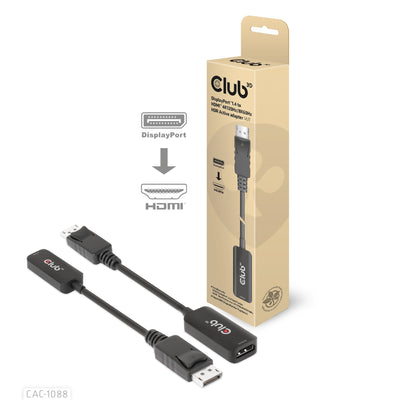 CLUB3D Adapter Activo DisplayPort™1.4A Hdmi™ 4K120HZ/8K60HZ Hdr M/H — image 1