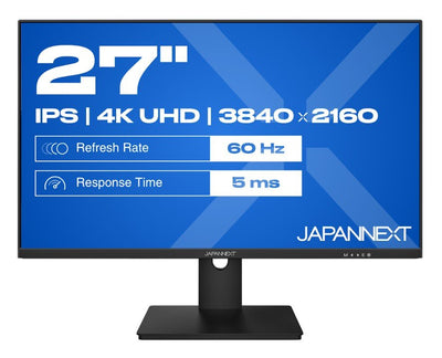 Japannext Monitor JN-IPS270UHD60F 27 3840 X 2160 Pixels 4K Ultra HD LED Black — image 1