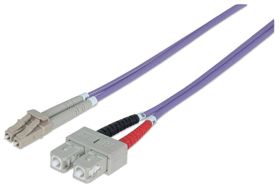 Intellinet 751049 Cable Fibre Optic 1M OM4 Lc Sc Violet — image 1