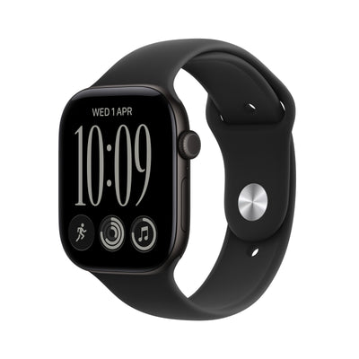 Apple Watch Series 12 (2026) GPS + Cel 46MM Box Of Aluminium Black Strap Deportiva Black Size S M Siri Ai — image 1