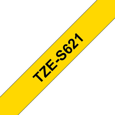 Brother Tape Laminated Yellow / Black (superadhesiva) 9MM — image 1