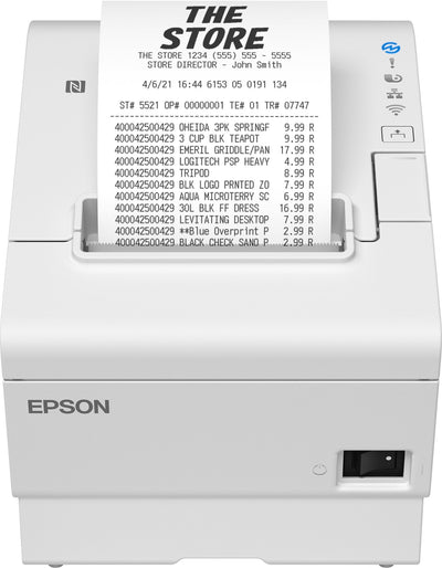 Epson TM-T88VII (111): Usb, Ethernet, Serial, Ps, White — image 1