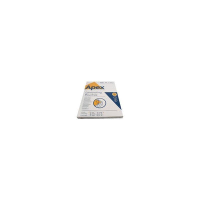 Fellowes Apex Pack 100 Cases Plastificar 80 Mic. Brillo A4 TRANSPARENTEA480BRILLO — image 1