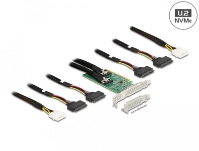 Delock 90077 Card And Adapter Interfaz Internal Controlador Pcie, 64 Gbit/S, 5 - 50 °c, -25 - 70 °c, 15 - 90%, — image 1