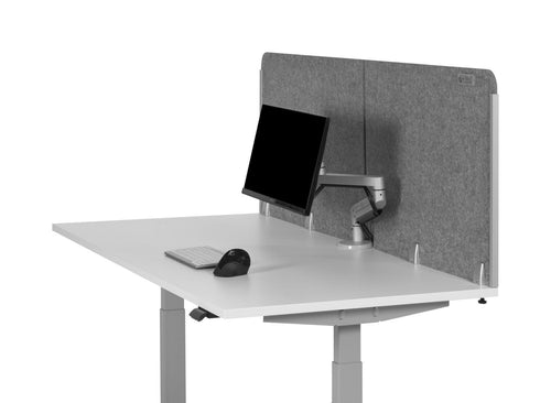Bakker Separador Desk Round Or.acrylfenster_ Gris_parte Rear — image 1