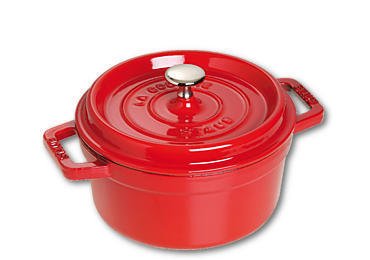 Staub Pot Cocotte 20CM Round Cereza, Hierro Fundido