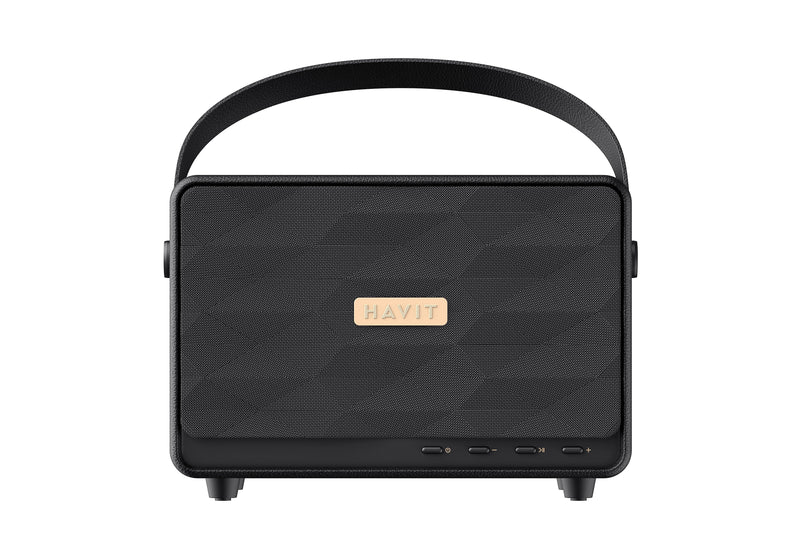 Havit Speaker Bluetooth Retro, SK907BT, 30W, Battery 25 Horas, Tws, USB/TF/Aux, 198 X 127.5 X 148MM