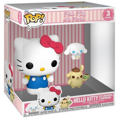 Figure Pop Jumbo Hello Kitty And Friends - Hello Kitty With Cinnamoroll & Pompompurin — image 1