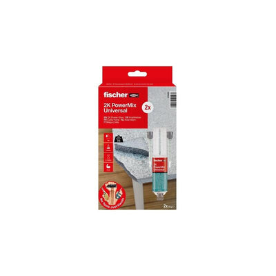 Fischer Gow Power Glue Multipack 25ML, 2 Pieces Transparent 570403 — image 1