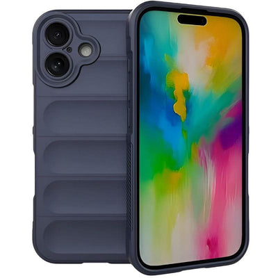 Case Silicone Wave Iphone 16 Blue Oscuro — image 1