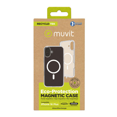 Muvit Case Recycletek Magsafe Apple Iphone 16 Plus Transparent — image 1