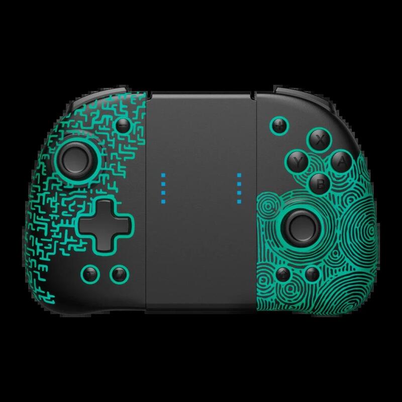 Funlab Luminous Wireless Joy-pad Switch/OLED Zonaite Black Controller Wireless
