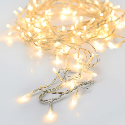 Garland a Batteries Multifuncion 48 Leds Cable Transparent Light White Calido 4M — image 1