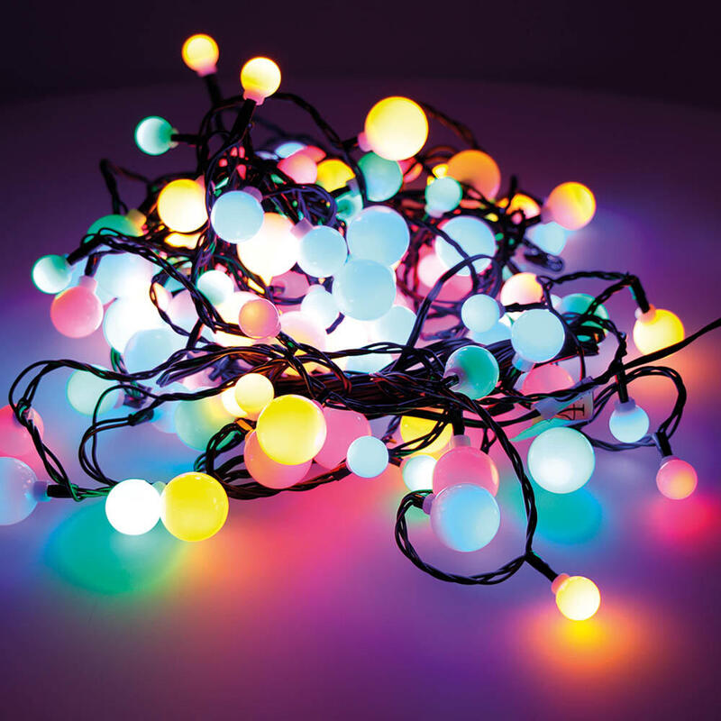 Garland Cherry LED Luces Tres Dimensions 900CM 120LEDS Multicolour Outdoor