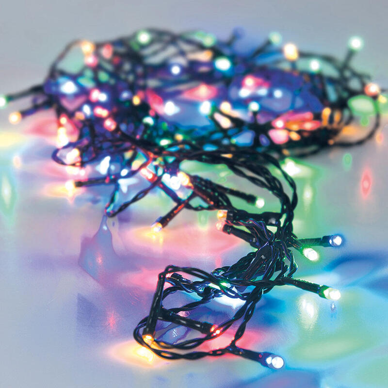 Guirnalda Multifuncion 120 LED Multicolor 220 12M IP44