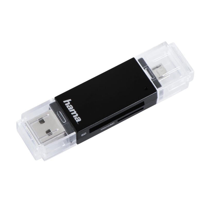 Hama Basic Reader Card USB 2.0/Micro-usb Black