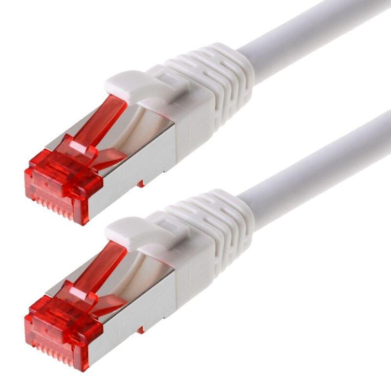 Helos Network Cable S/FTP CAT.6 White 15,0M