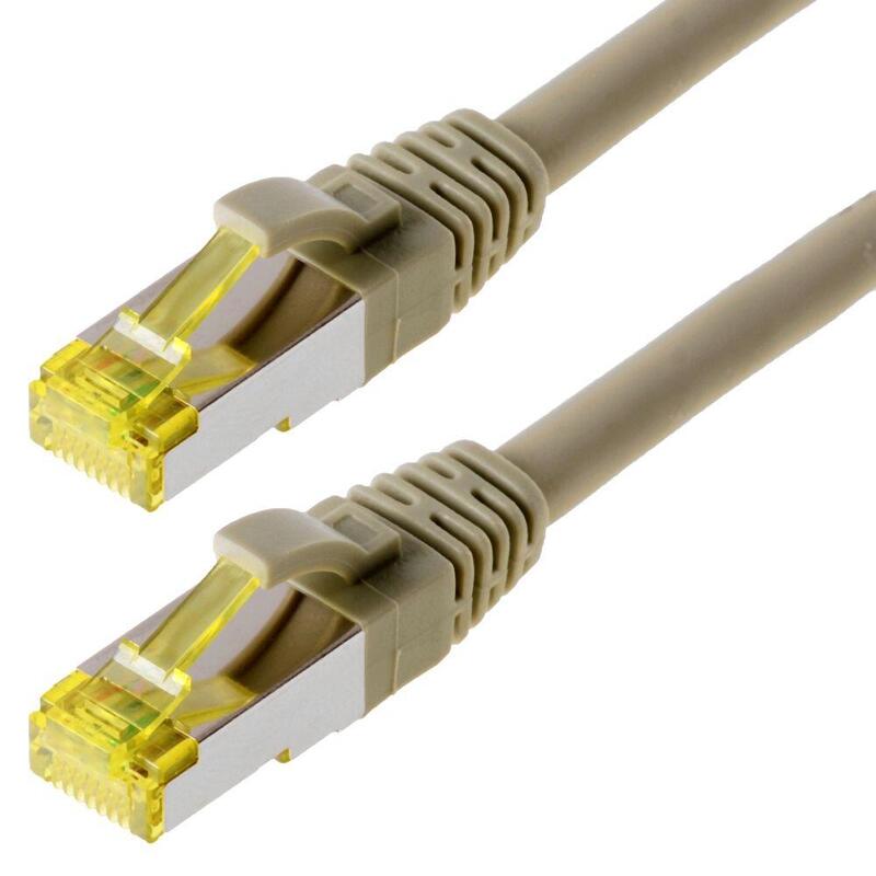 Helos Network Cable S/FTP CAT.6A Grey 5,0M