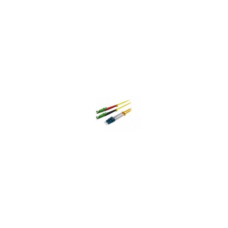 Helos Lwl Network Cable E2000® Apc (lsh)/Lc Duplex 9/125?M OS2 Yellow 10,0M