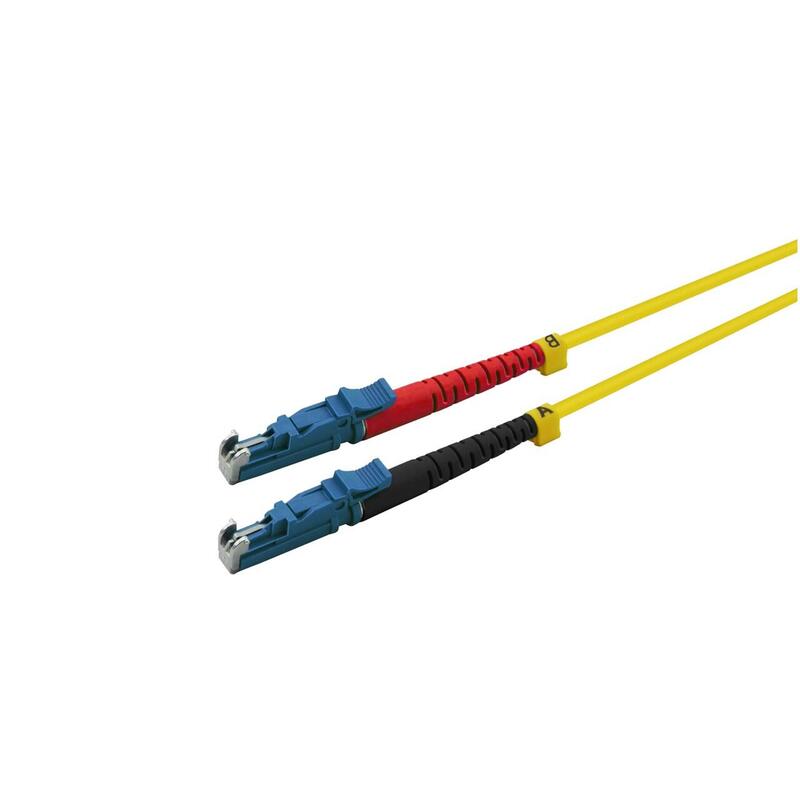 Helos Lwl Network Cable E2000®/E2000® (lsh) Duplex 9/125?M OS2 Yellow 2,0M