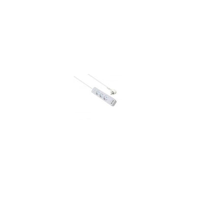 Helos Power Strip Advanced, 3 Sockets Charger USB White 1,5M, With Switch — image 1